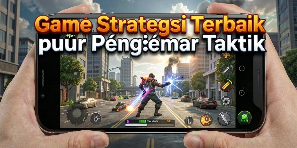Tangkapan layar gameplay BARU01 menunjukkan pertempuran strategi yang intens.