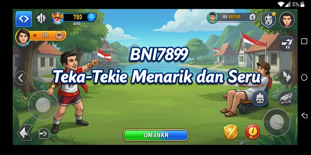 Tangkapan layar utama BNI789 menampilkan gameplay Puzzle yang menantang.