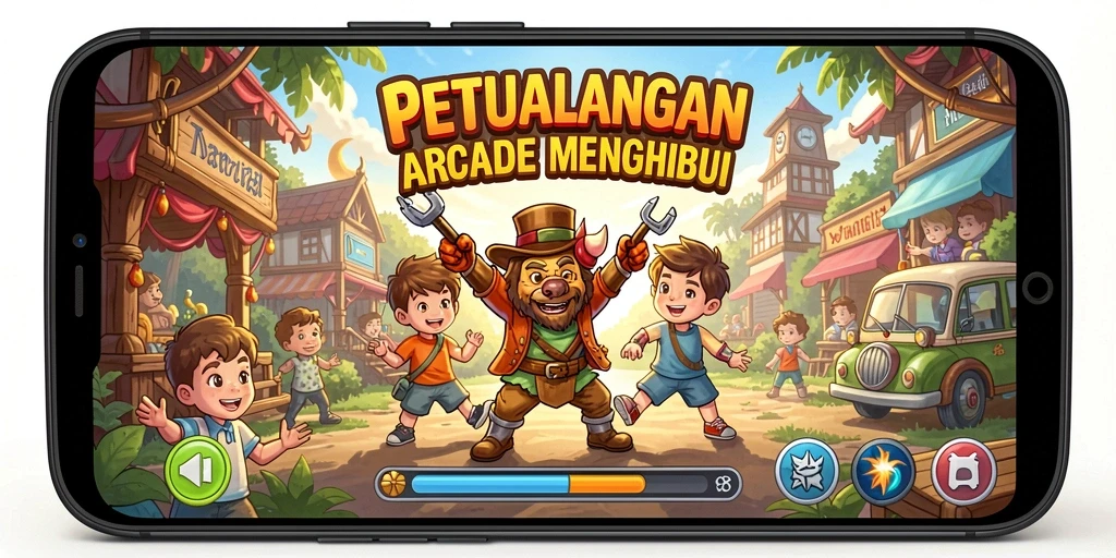 Screenshot menampilkan gameplay seru dengan aksi cepat di ID678.