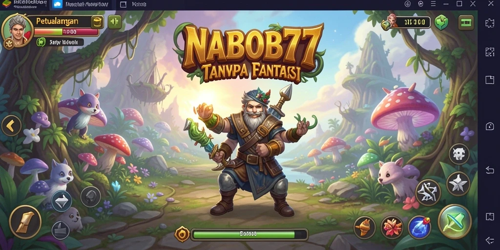 Tampilan gameplay NABOB77 yang penuh petualangan seru.