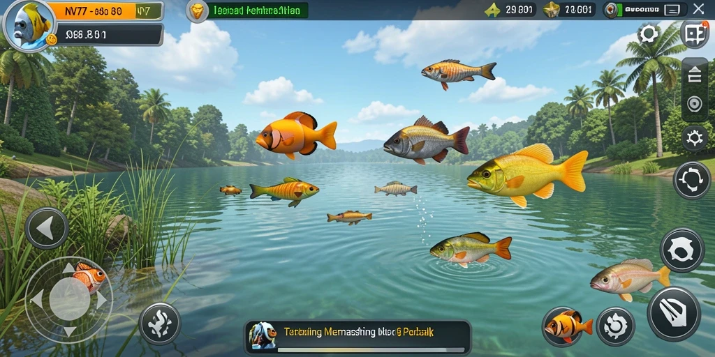 Tangkapan ikan yang memukau dalam permainan NV77.