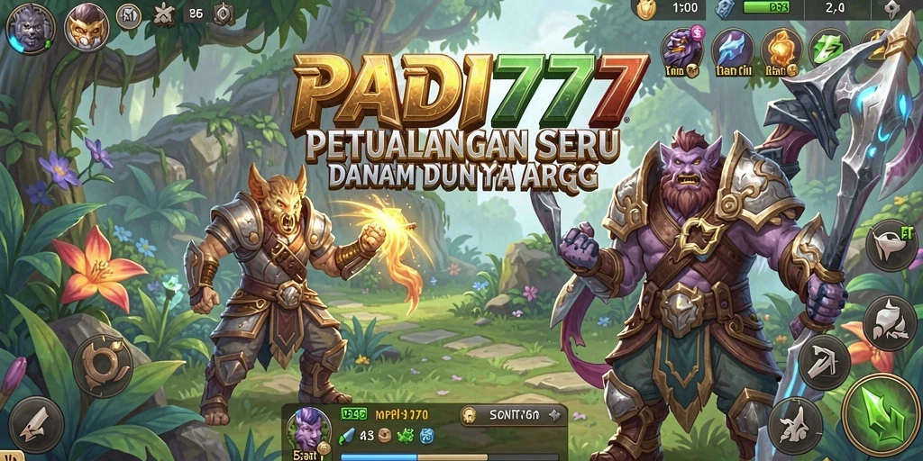 Gameplay seru dan menantang dalam PADI777.