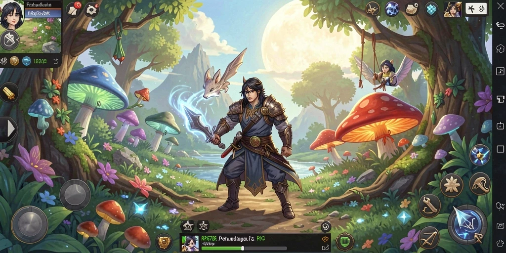 Screenshot gameplay RP6789 dengan aksi pertarungan yang dinamis.