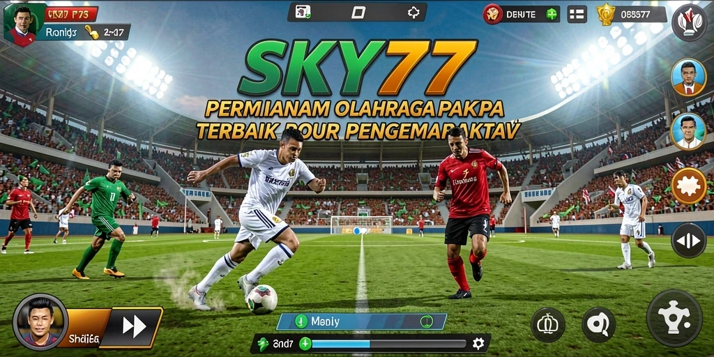 Tampilan gameplay SKY77 yang menegangkan dan seru.