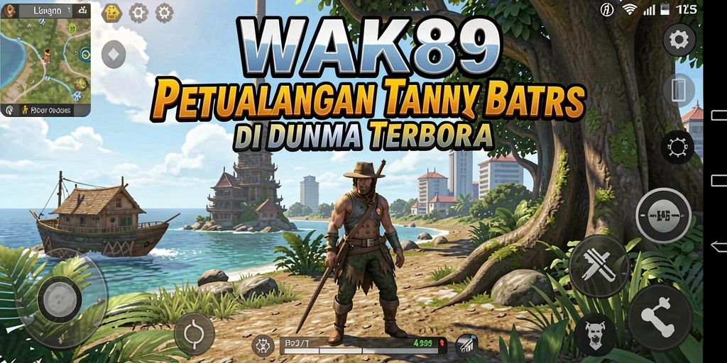 Screenshot WAK89 menampilkan aksi seru dalam dunia terbuka.